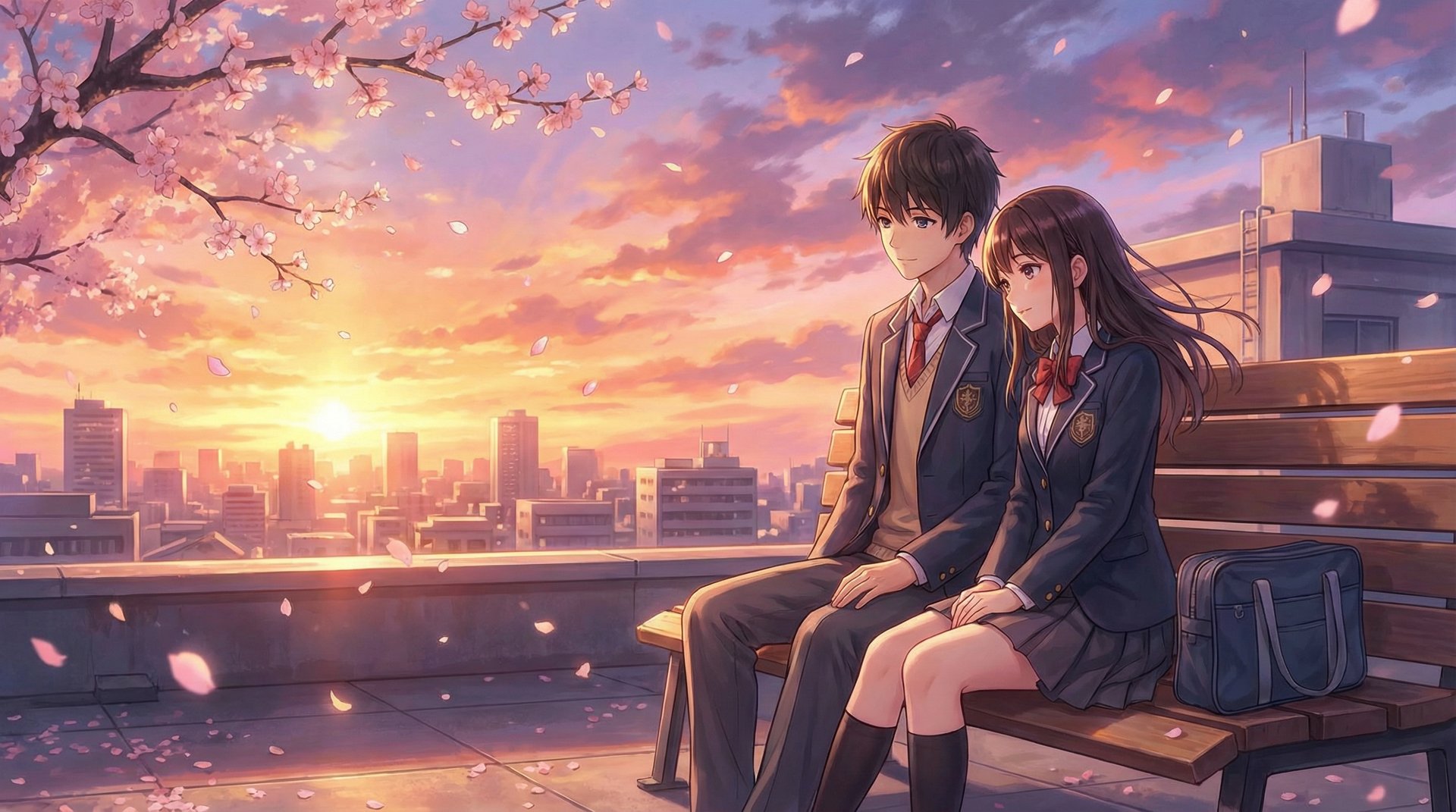 小欣奈动漫-樱花屋顶的约定