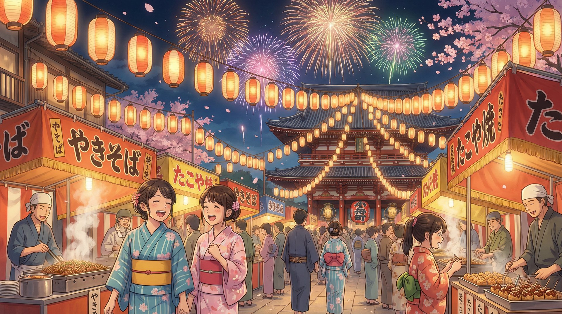 小欣奈动漫-夏日祭典夜话